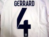 画像: 子供用 K016 イングランドHOME GERRARD*4 ジェラード 2014 白 ゲームシャツ パンツ付 /サッカー/オーダーメイド/ネーム作成/通販/キッズ/ジュニア/子供用/大人用/オリジナル