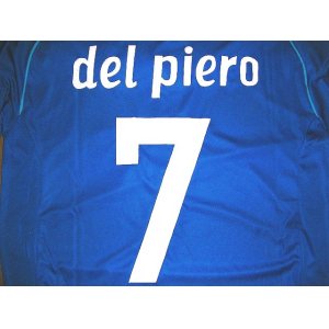 画像: 子供用 K015 イタリアHOME DEL PIERO*7 デルピエロ 2014 青 ゲームシャツ パンツ付 /サッカー/オーダーメイド/ネーム作成/通販/キッズ/ジュニア/子供用/大人用/オリジナル