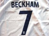 画像: 子供用 K016 イングランドHOME BECKHAM*7 ベッカム 2014 白 ゲームシャツ パンツ付 /サッカー/オーダーメイド/ネーム作成/通販/キッズ/ジュニア/子供用/大人用/オリジナル