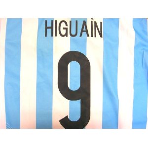 画像: 大人用 A032 アルゼンチンHOME HIGUAIN*9 イグアイン 水色 ゲームシャツ パンツ付 /サッカー/オーダーメイド/ネーム作成/通販/キッズ/ジュニア/子供用/大人用/オリジナル