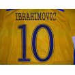 画像1: 子供用 K129 スウェーデンHOME IBRAHIMOVIC*10 イブラヒモビッチ 黄 ゲームシャツ パンツ付 /サッカー/オーダーメイド/ネーム作成/通販/キッズ/ジュニア/子供用/大人用/オリジナル (1)