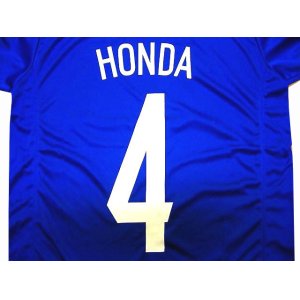 画像: 子供用 K044 日本代表 HONDA*4 本田 青 ゲームシャツ パンツ付 /サッカー/オーダーメイド/ネーム作成/通販/キッズ/ジュニア/子供用/大人用/オリジナル