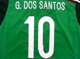 画像: 子供用 K054 メキシコHOME G.DOS SANTOS*10 ドスサントス 緑 2014 ゲームシャツ パンツ付 /サッカー/オーダーメイド/ネーム作成/通販/キッズ/ジュニア/子供用/大人用/オリジナル