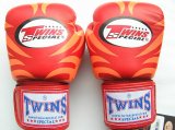 画像: 新品 正規 TWINS 本格ボクシンググローブ TATOO 赤 /ボクシング/ムエタイ/本革製