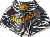 画像: 新品 サテン 45 LUMPINI ボクシングパンツ S/M/L/XL 選択 ゼブラV /ボクシング/ムエタイ/トランクス/通販/大人用/キッズ用/ジュニア/子供用
