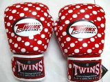 画像: 新品 正規 TWINS 本格ボクシンググローブ 赤玉 /ボクシング/ムエタイ/本革製/グローブ