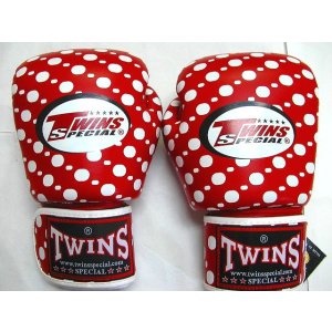 画像: 新品 正規 TWINS 本格ボクシンググローブ 赤玉 /ボクシング/ムエタイ/本革製/グローブ