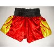 画像2: 新品 サテン 69 LUMPINI ボクシングパンツ S/M/L/XL 選択 赤黄炎目 /ボクシング/ムエタイ/トランクス/通販/大人用/キッズ用/ジュニア/子供用 (2)