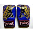 画像1: 新品 正規 TWINS パンチンググローブ 青金 M〜XL 3size 選択 /ボクシング/ムエタイ/パンチンググローブ/本革製/ (1)