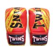 画像1: 新品 正規 TWINS パンチンググローブ 赤金 M〜XL 3size 選択 /ボクシング/ムエタイ/パンチンググローブ/本革製/ (1)