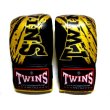 画像1: 新品 正規 TWINS パンチンググローブ 黒金 M〜XL 3size 選択 /ボクシング/ムエタイ/パンチンググローブ/本革製/通販/大人用/キッズ用/ジュニア/子供用 (1)