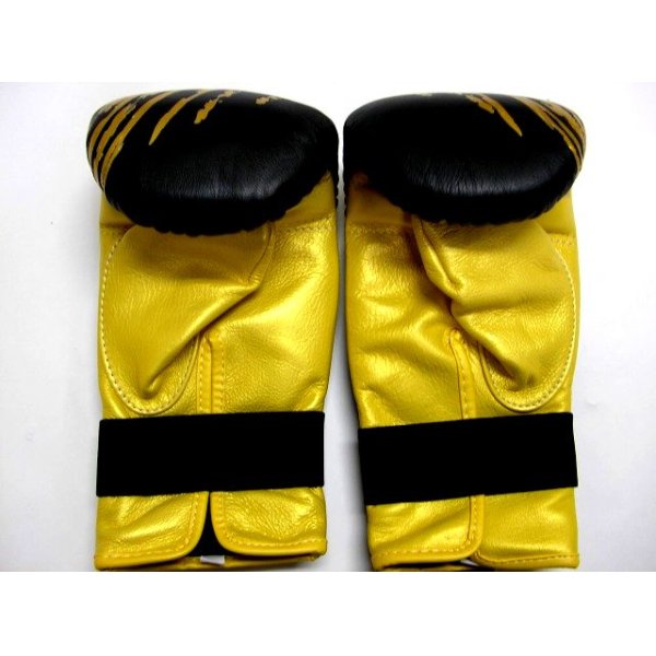 画像2: 新品 正規 TWINS パンチンググローブ 黒金 M〜XL 3size 選択 /ボクシング/ムエタイ/パンチンググローブ/本革製/通販/大人用/キッズ用/ジュニア/子供用 (2)