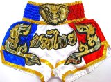 画像: 新品 サテン 77 LUMPINI ボクシングパンツ S/M/L/XL 選択 フランス象 /ボクシング/ムエタイ/トランクス/通販/大人用/キッズ用/ジュニア/子供用 