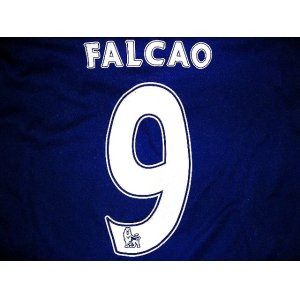 画像: 子供用 K005 チェルシーHOME FALCAO*9 ファルカオ 16 青  ゲームシャツ パンツ付 サッカー ユニフォーム