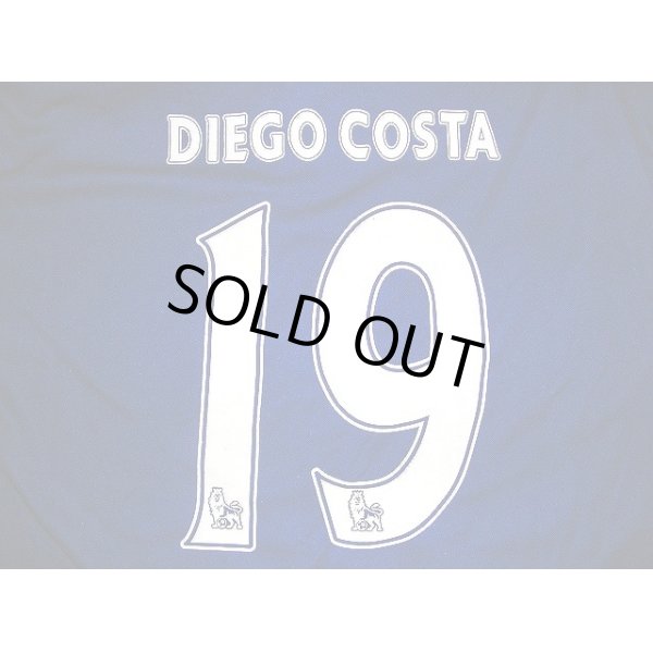 画像1: 大人用 A005 チェルシーHOME DIEGO COSTA*19 ディエゴコスタ 青 16  ゲームシャツ パンツ付 サッカー ユニフォーム (1)