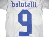 画像: 子供用 K047 イタリアAWAY BALOTELLI*9 バロテッリ グレー ゲームシャツ パンツ付 /サッカー/オーダーメイド/ネーム作成/通販/キッズ/ジュニア/子供用/大人用/オリジナル