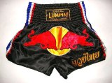 画像: 新品 サテン 87 LUMPINI ボクシングパンツ S/M/L/XL 選択 黒タイ牛 /ボクシング/ムエタイ/トランクス/通販/大人用/キッズ用/ジュニア/子供用
