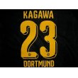 画像1: 子供用 K107 ボルシア ドルトムント KAGAWA*23 香川 黒 16 ゲームシャツ パンツ付 /サッカー/オーダーメイド/ネーム作成/通販/キッズ/ジュニア/子供用/大人用/オリジナル  (1)