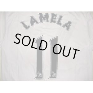 画像: 子供用 K023 トットナムHOME LAMELA*11 ラメラ 白 16 ゲームシャツ パンツ付 /サッカー/オーダーメイド/ネーム作成/通販/キッズ/ジュニア/子供用/大人用/オリジナル