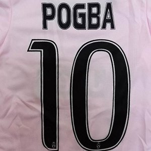 画像: 子供用 K116 ユベントスAWAY POGBA*10 ポグバ ピンク 16 ゲームシャツ パンツ付 /サッカー/オーダーメイド/ネーム作成/通販/キッズ/ジュニア/子供用/大人用/オリジナル