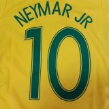 画像: 子供用 K012 ブラジルHOME NEYMAR JR*10 ネイマール 黄 ゲームシャツ パンツ付 /サッカー/オーダーメイド/ネーム作成/通販/キッズ/ジュニア/子供用/大人用/オリジナル