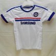 画像2: 子供用 K021 チェルシーAWAY LAMPARD*8 ランパード 白 2014 ゲームシャツ パンツ付 /サッカー/オーダーメイド/ネーム作成/通販/キッズ/ジュニア/子供用/大人用/オリジナル (2)