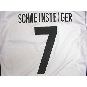 画像: 子供用 K031 ドイツHOME SCHWEINSTEIGER*7 シュバインスタイガー 16 白 ゲームシャツ パンツ付 /サッカー/オーダーメイド/ネーム作成/通販/キッズ/ジュニア/子供用/大人用/オリジナル 