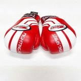 画像: 新品 正規 TWINS 本格ボクシンググローブ Fs 赤白 /ボクシング/ムエタイ/本革製/グローブ