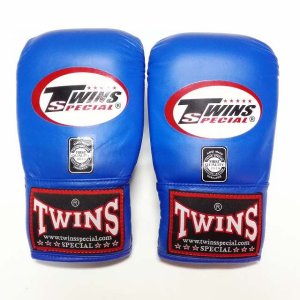 画像: 新品 正規 TWINS パンチンググローブ 青 M〜XL 3size 選択 /ボクシング/ムエタイ/パンチンググローブ/本革製/通販/大人用/キッズ用/ジュニア/子供用