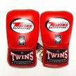 画像1: 新品 正規 TWINS パンチンググローブ 赤 M〜XL 3size 選択 /ボクシング/ムエタイ/パンチンググローブ/本革製/通販/大人用/キッズ用/ジュニア/子供用 (1)