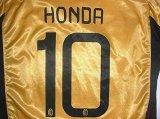 画像: 大人用 A143 ACミラン AWAY HONDA*10 本田 3rd 金 ゲームシャツ パンツ付 サッカー/オーダーメイド/ネーム作成/通販/キッズ/ジュニア/子供用/大人用/オリジナル 