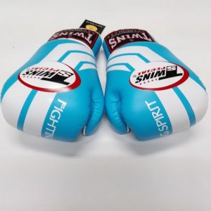画像: 新品 正規 TWINS 本格ボクシンググローブ Fs 水白 /ボクシング/ムエタイ/本革製/グローブ