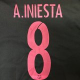 画像: 子供用 K134 バルセロナAWAY A.INIESTA*8 イニエスタ 紫 17 ゲームシャツ パンツ付 /サッカー/オーダーメイド/ネーム作成/通販/キッズ/ジュニア/子供用/大人用/オリジナル