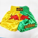 画像: 新品 サテン 95 LUMPINI ボクシングパンツ S/M/L/XL 選択 緑黄赤牛 /ボクシング/ムエタイ/トランクス/通販/大人用/キッズ用/ジュニア/子供用