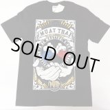 画像: 新品 ボクシングシャツ黒 青赤拳コータン ボクシング/ムエタイ /インナー/誕生日/Tシャツ /トレーニング/ダイエット