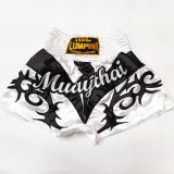 画像: 新品 サテン 37 LUMPINI ボクシングパンツ S/M/L/XL 選択 白V黒 /ボクシング/ムエタイ/トランクス/通販/大人用/キッズ用/ジュニア/子供用