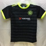 画像: 子供用 K036 チェルシーAWAY DIEGO COSTA*19 ディエゴコスタ 黒袖黄 17  ゲームシャツ パンツ付 サッカー ユニフォーム