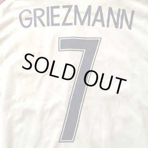 画像: 大人用 A059 フランスAWAY GRIEZMANN*7 グリーズマン 白 17 ゲームシャツ パンツ付 /サッカー/オーダーメイド/ネーム作成/通販/キッズ/ジュニア/子供用/大人用/オリジナル 