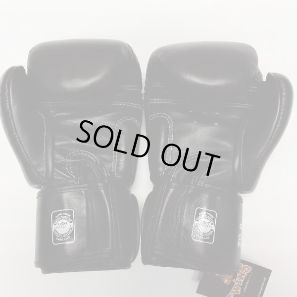 画像3: 新品 正規 TWINS 本格ボクシンググローブ 黒 /ボクシング/ムエタイ/本革製 (3)