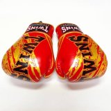 画像: 新品 正規 TWINS 本格ボクシンググローブ TWINS赤金 /ボクシング/ムエタイ/本革製/グローブ
