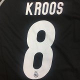 画像: 子供用 K027 レアルマドリードAWAY KROOS*8 クロース 黒 17 ゲームシャツ パンツ付/サッカー/オーダーメイド/ネーム作成/通販/キッズ/ジュニア/子供用/大人用/オリジナル