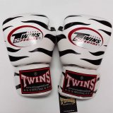 画像: 新品 正規 TWINS 本格ボクシンググローブ ZEBRA 白黒 /ボクシング/ムエタイ/本革製/グローブ