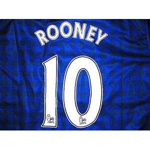 画像: 子供用 K030 マンチェスター ROONEY*10 ルーニー 青シボレー 17 ゲームシャツ パンツ付