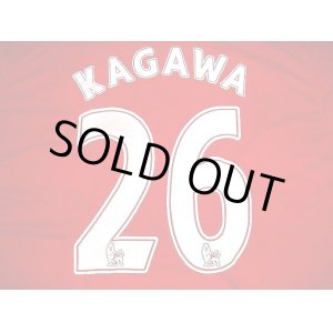 画像: 子供用 K008 マンチェスターHOME KAGAWA*26 香川 17 赤 ゲームシャツ パンツ付