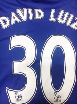 画像: 子供用 K005 チェルシーHOME DAVID LUIZ*30 ダビド ルイス 17 青  ゲームシャツ パンツ付 サッカー ユニフォーム