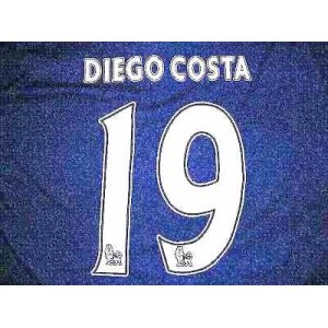 画像: 子供用 K005 チェルシーHOME DIEGO COSTA*19 ディエゴコスタ 17 青  ゲームシャツ パンツ付 サッカー ユニフォーム