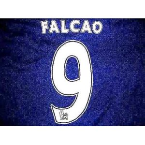 画像: 子供用 K005 チェルシーHOME FALCAO*9 ファルカオ 18 青  ゲームシャツ パンツ付 サッカー ユニフォーム