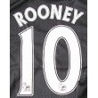 画像1: 子供用 K030 マンチェスターAWAY ROONEY*10 ルーニー 黒シボレー ゲームシャツ パンツ付 (1)