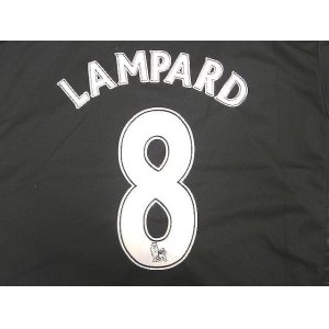 画像: 子供用 K036 チェルシーAWAY LAMPARD*8 ランパード 黒袖黄 17  ゲームシャツ パンツ付 サッカー ユニフォーム