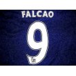 画像1: 子供用 K005 チェルシーHOME FALCAO*9 ファルカオ 17 青  ゲームシャツ パンツ付 サッカー ユニフォーム (1)